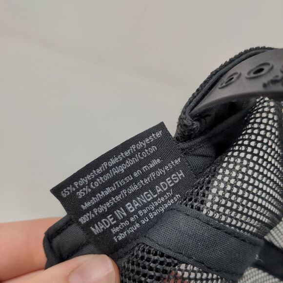 Pacific Headwear Men's Snapback Mesh Back Hat Black Embroidered ADU Outing Logo - Picture 8 of 8